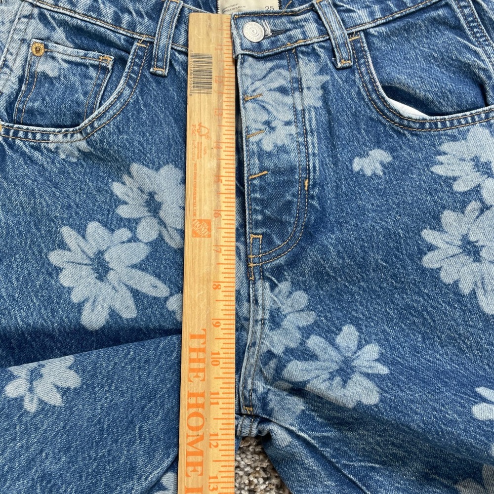 We The Free Free People Good Luck Women's 29 Barrel Mid Rise Wide Leg Jeans - Picture 7 of 11